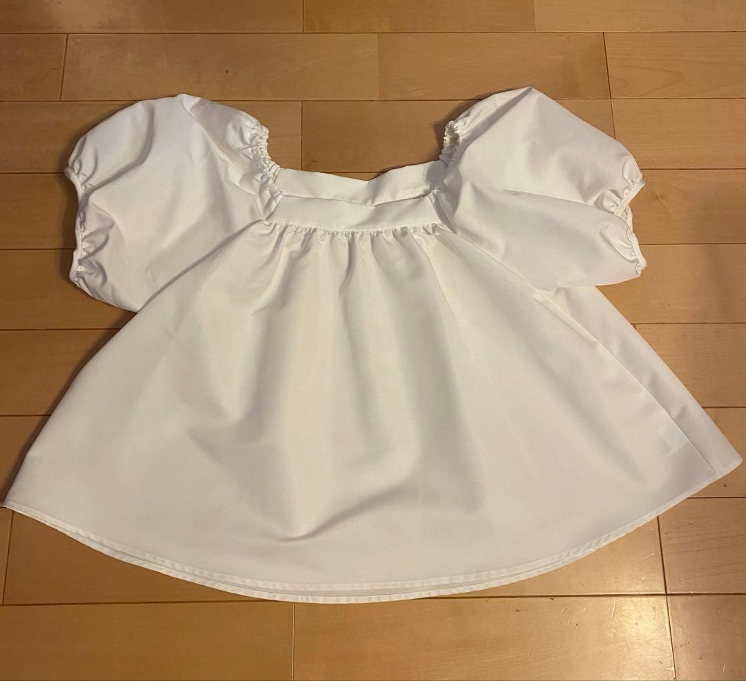 【OHGA】SQUARE PUFF ホワイト