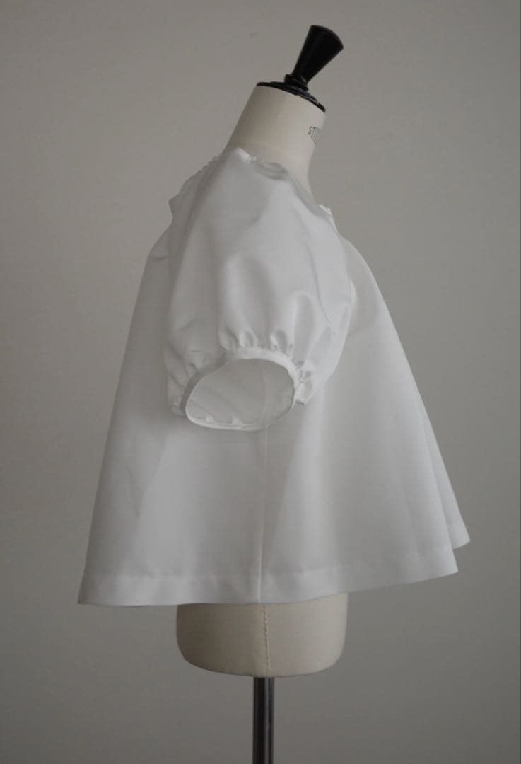 【OHGA】SQUARE PUFF ホワイト