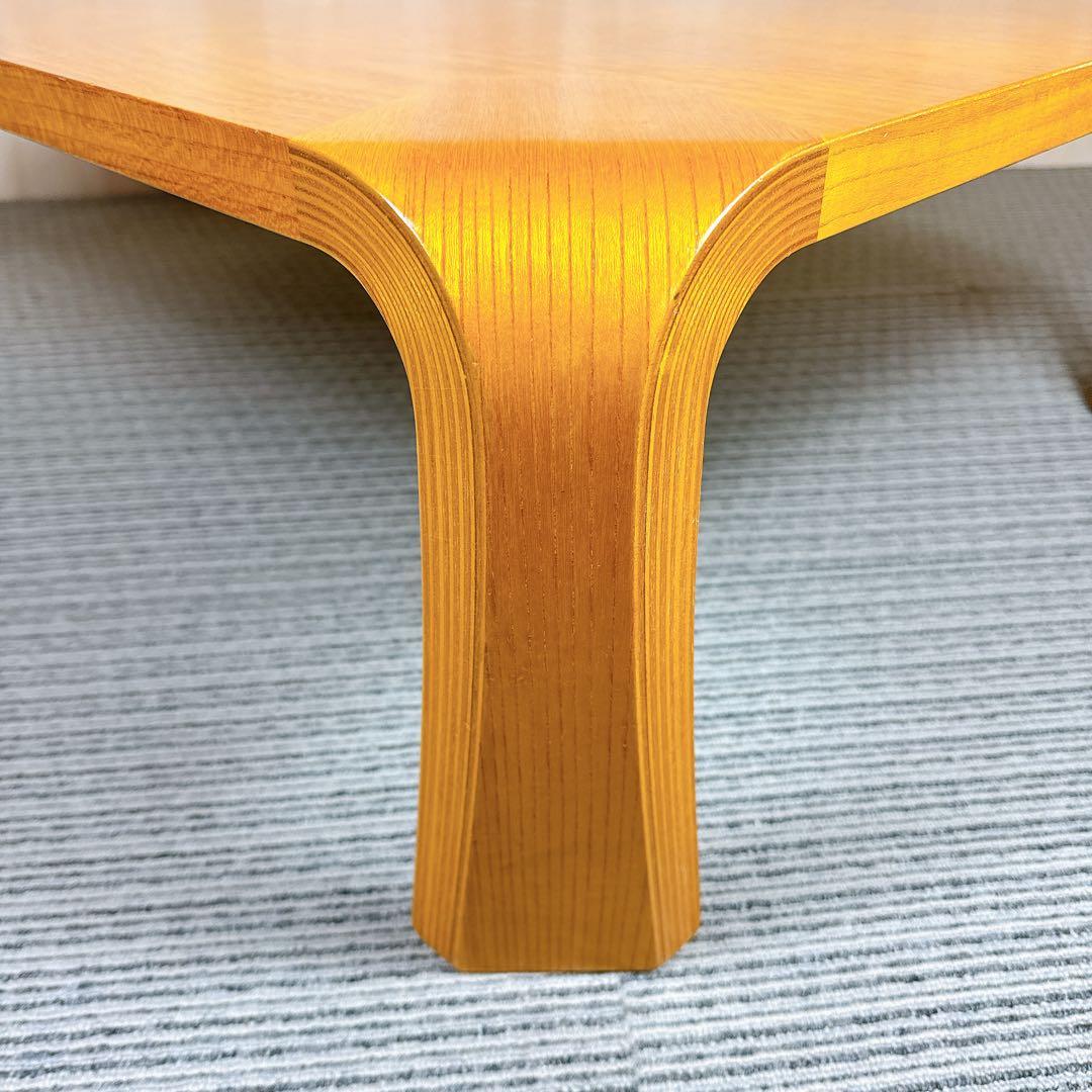 美品 天童木工 ローテーブル 乾三郎 座卓 106×75.5×33.5 引取割有