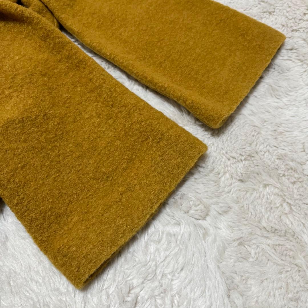 美品　yukiemon ユキエモン　ロング　コート　ノーカラー　ボンボン　レース