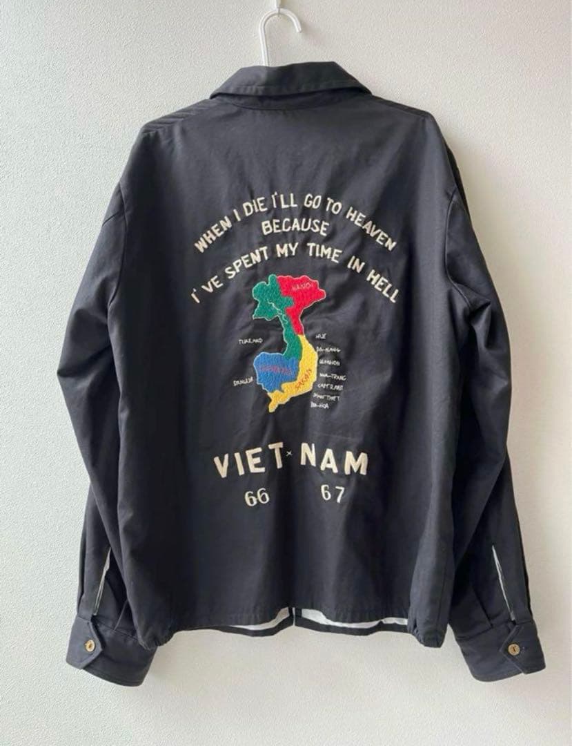 TAILOR TOYO テーラー東洋　L ベトジャン　スカジャン　黒　東洋