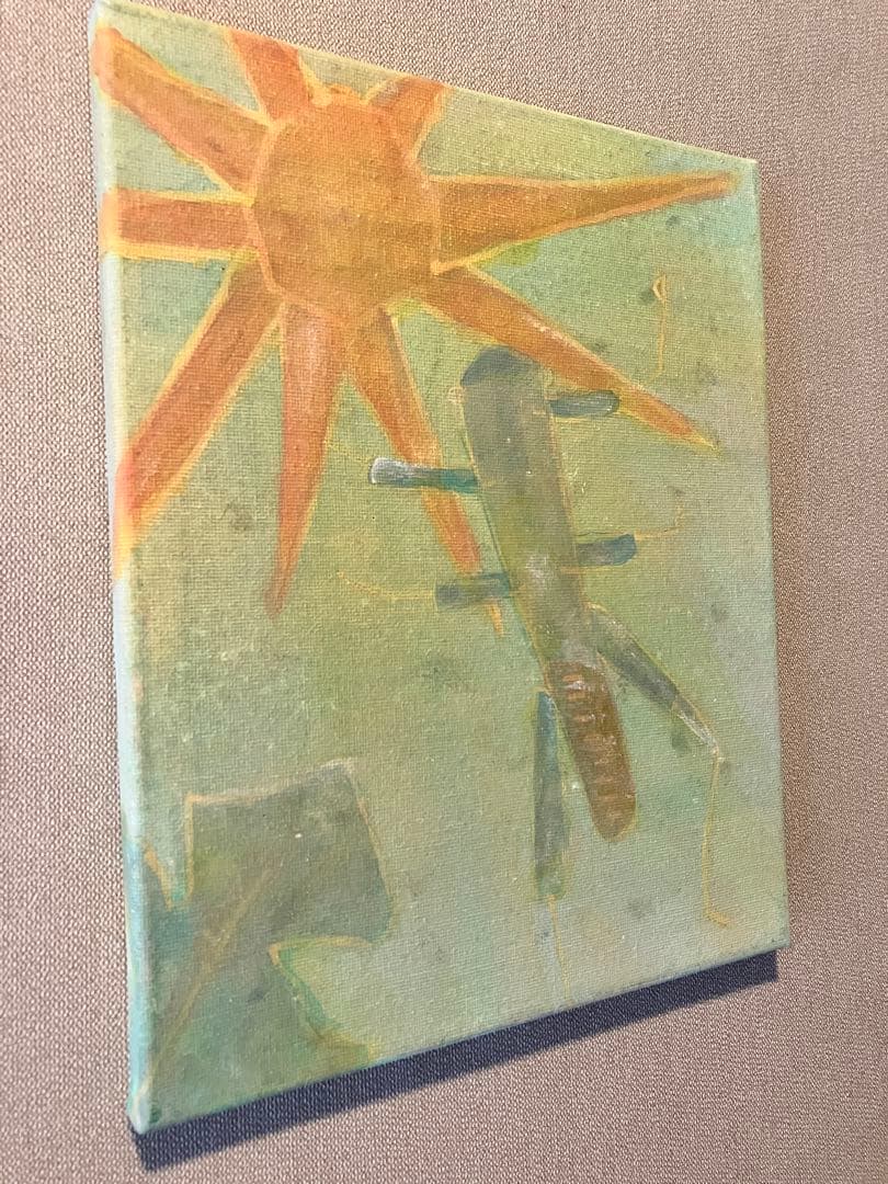 抽象画『ひかりをつかむ』