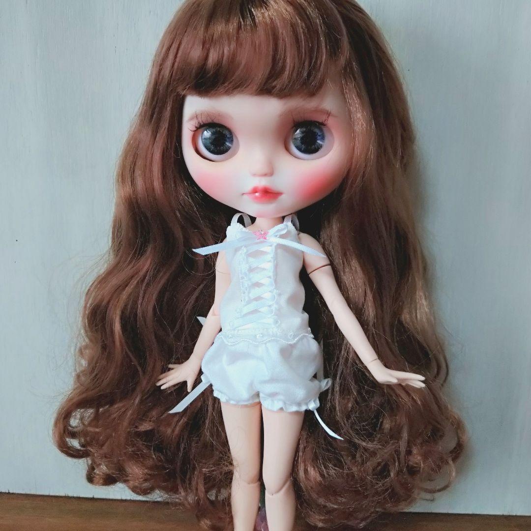 ※単品※白のふんわりかぼちゃパンツ※ブライスアウトフィット※1/6ドール服