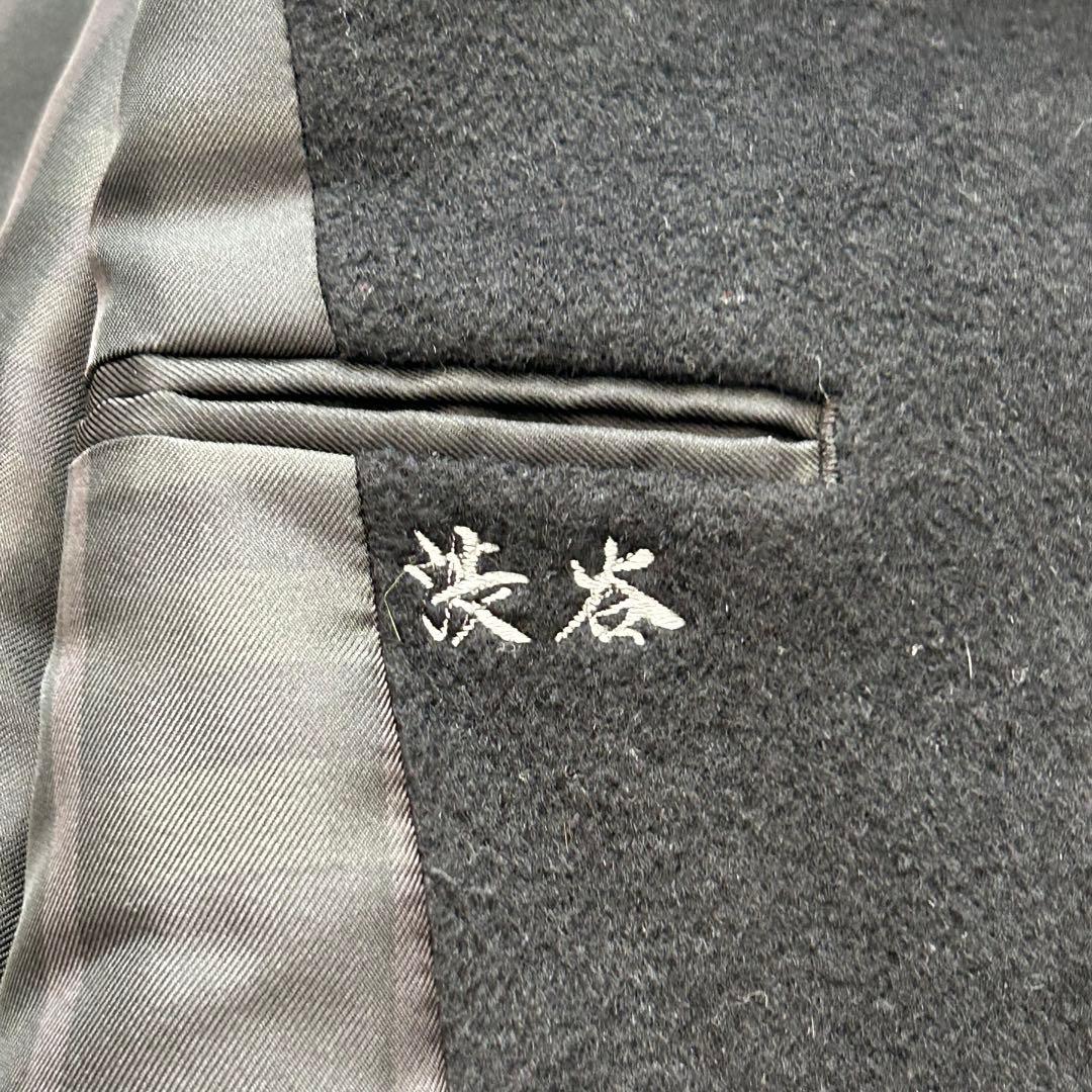 美品／L✨ バーバリーロンドン カシミヤ アンゴラ ステンカラーコート チェック