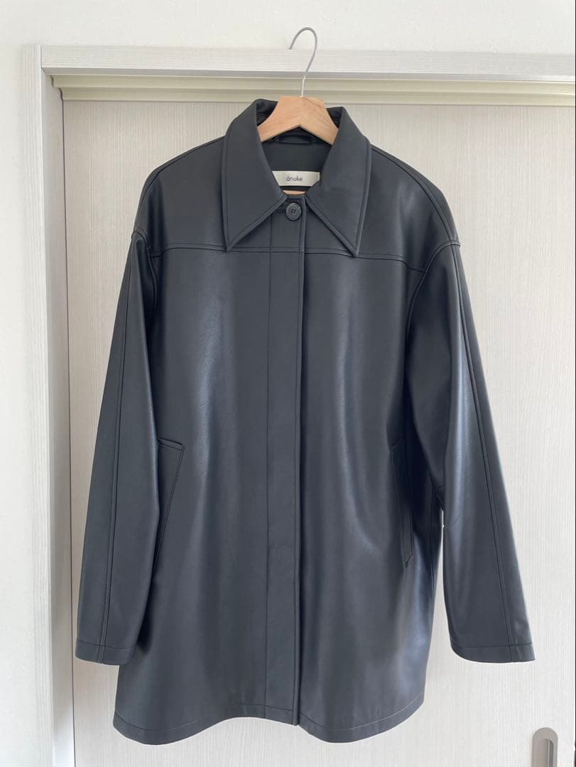 anuke アンヌーク Ecolether Over Jacket