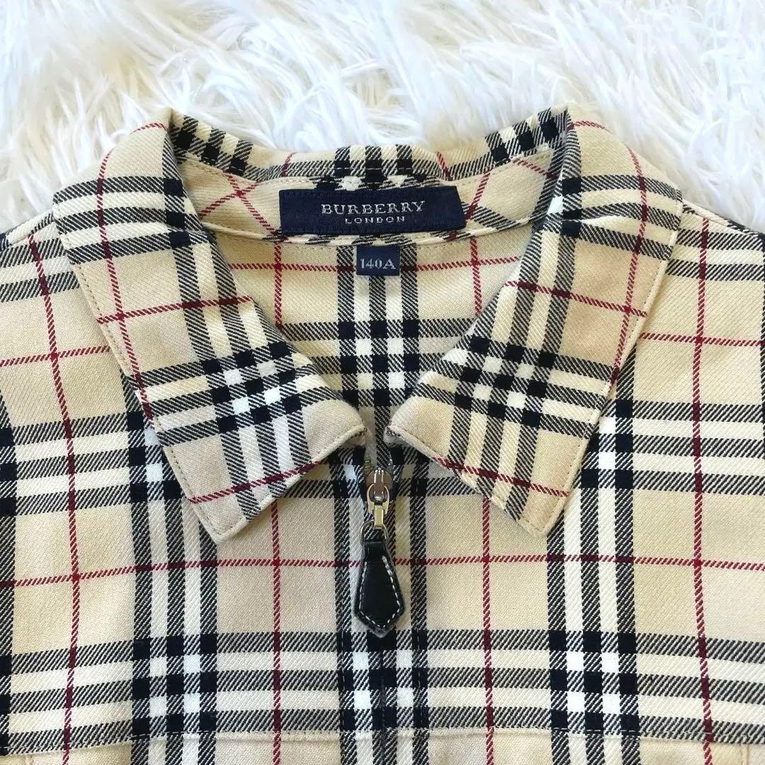 【美品】burberry ノバチェック ワンピース フレアシルエット Aライン