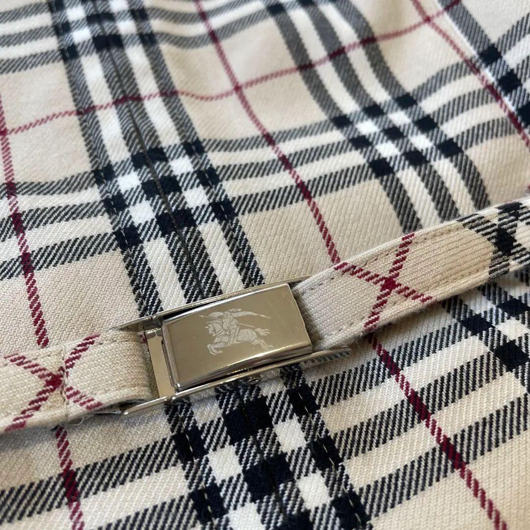 【美品】burberry ノバチェック ワンピース フレアシルエット Aライン