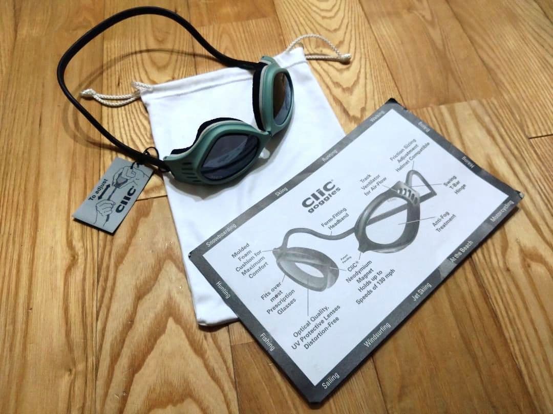 スーパーレア！ClIC 子供用ゴーグル UVカット 収納袋付き