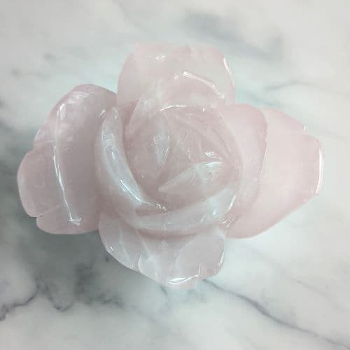 ✧ローズクォーツ ビッグローズ 薔薇 【B】✧