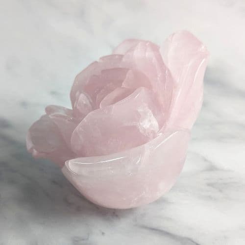 ✧ローズクォーツ ビッグローズ 薔薇 【B】✧