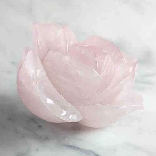 ✧ローズクォーツ ビッグローズ 薔薇 【B】✧