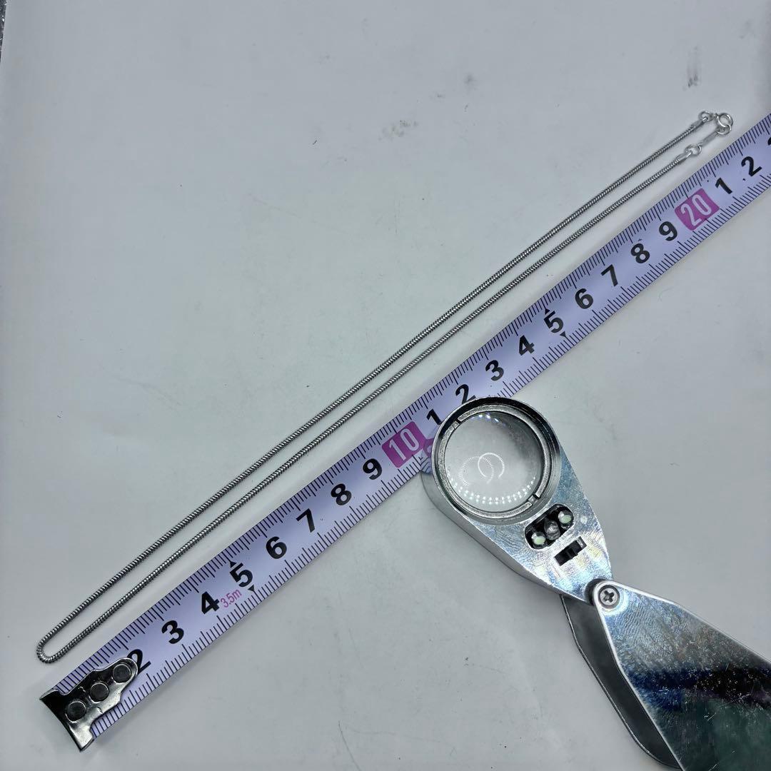 ティファニー スネークチェーン ネックレスチェーンのみ 45cm シルバー 人気