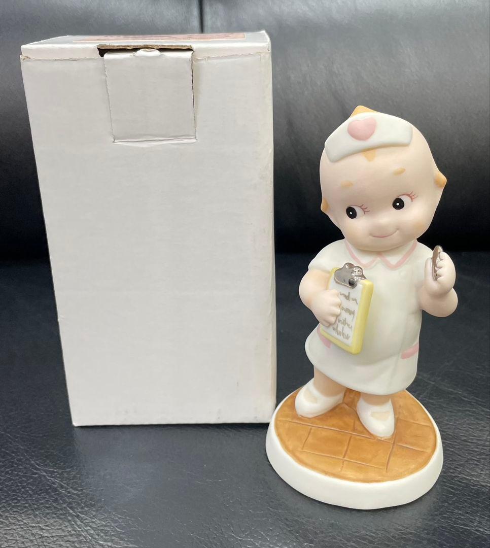 ローズオニール キューピー ナースフィギュア ホワイト 加藤工芸