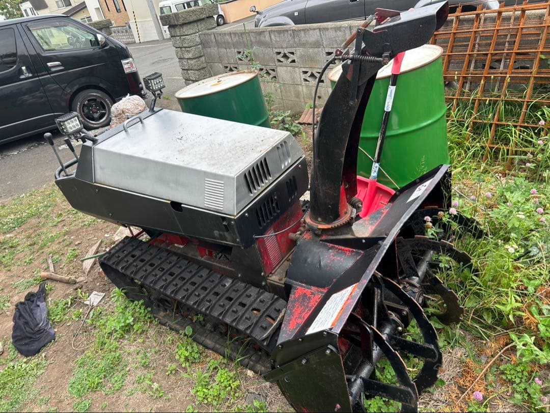 除雪機　ヤナセ　10-15 ガソリン　ジャンク　北海道