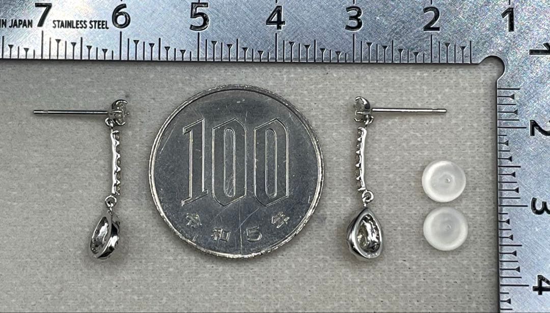 JB18★高級 ダイヤモンド0.56ct プラチナ ピアス