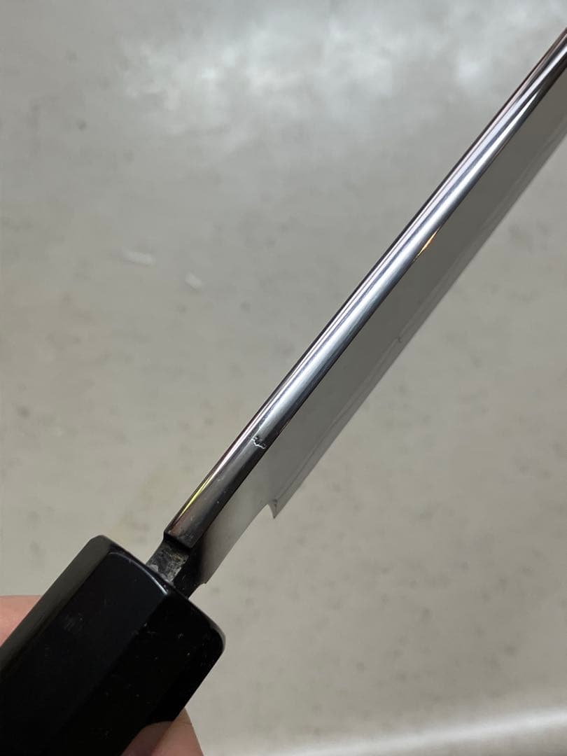 本焼　柳刃包丁　天然砥石で本刃付け済み❗️