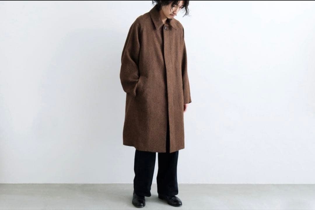 MAATEE&SONS NATURAL ALPACA 二重織BALMACAAN