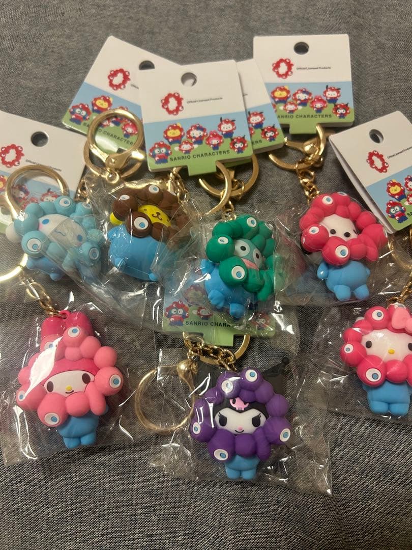大阪万博 パステル ミャクミャク サンリオ 立体マスコット キーホルダー コンプ
