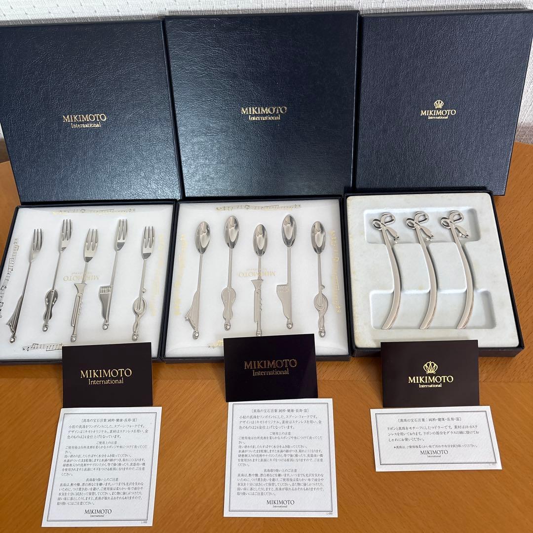 新品MIKIMOTO 音楽モチーフ カトラリーセット 13点