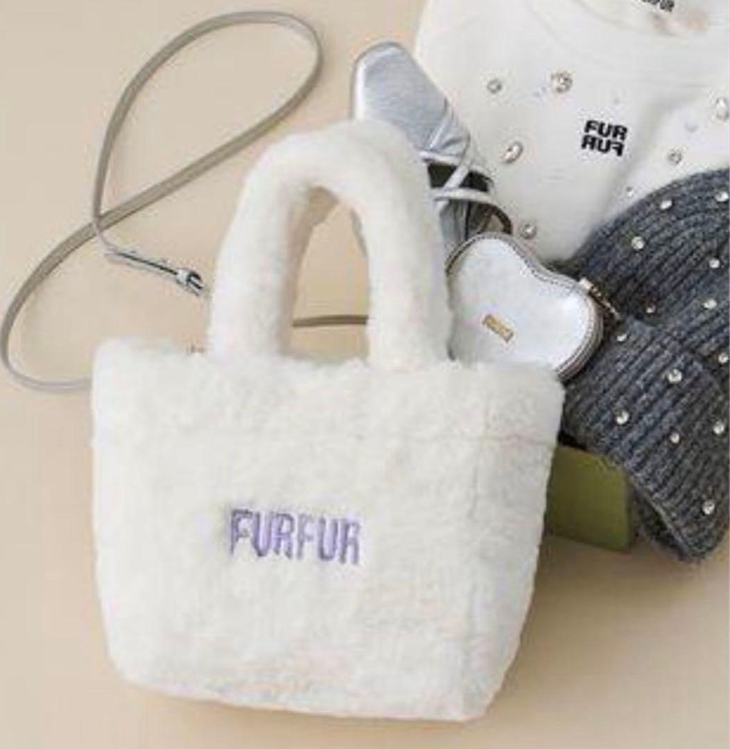 FURFUR　エコファートートバッグ　LAV　ラベンダー
