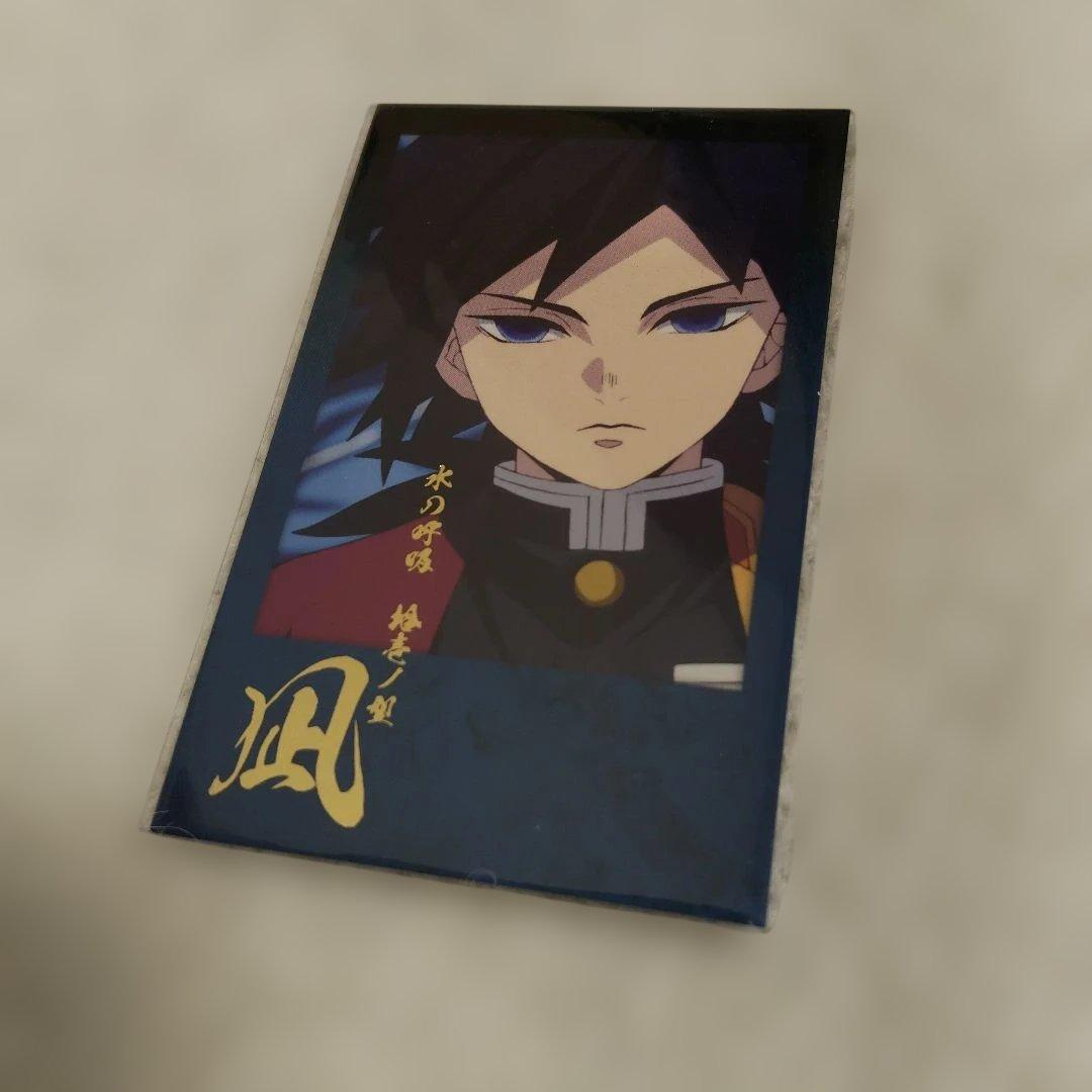 鬼滅の刃 冨岡義勇 お楽しみくじ チェキ風ブロマイド 凪