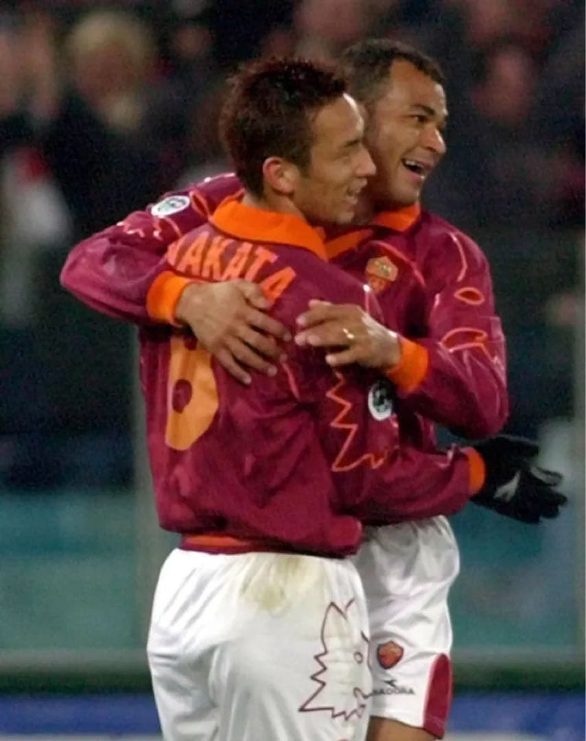 【ASローマ】長袖　中田英寿 99-00 8番 レジェンド 希少　Mサイズ