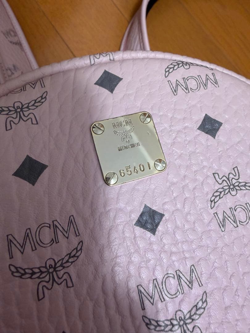 MCM リュック パウダーピンク S