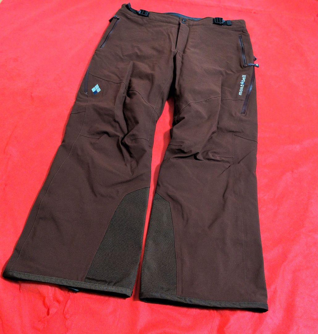 【美品】montbell ドライテックインシュレーテッドパンツ／L-S