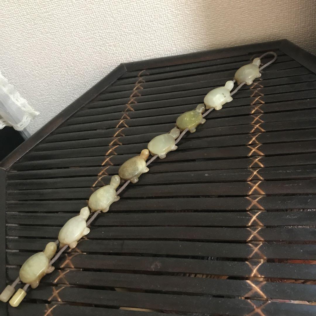古玉　骨董品　古美術　亀8匹