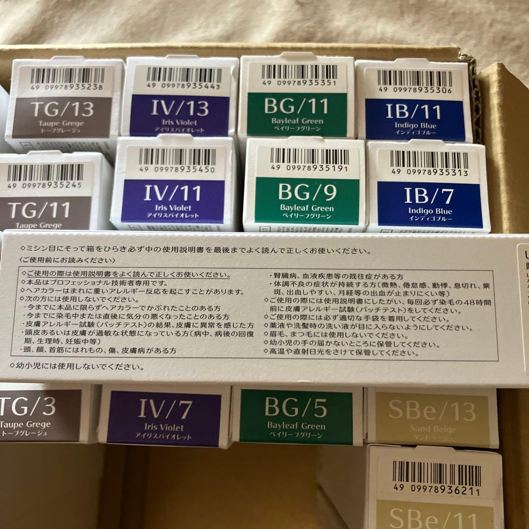 資生堂　美容師　新品　アルティスト　カラー
