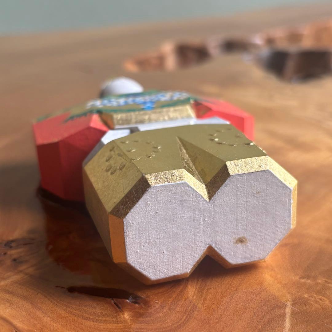 奈良一刀彫　立雛　川口神泉作　南部神泉　お内裏様 お雛様