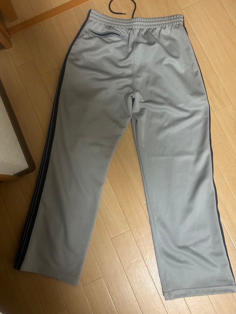 〈別注〉ストレートtrack pant-poly smooth Mサイズ　グレー