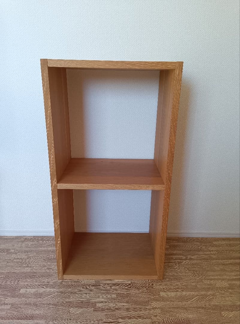 MUJI 無印良品 スタッキングシェルフ 2段 オーク