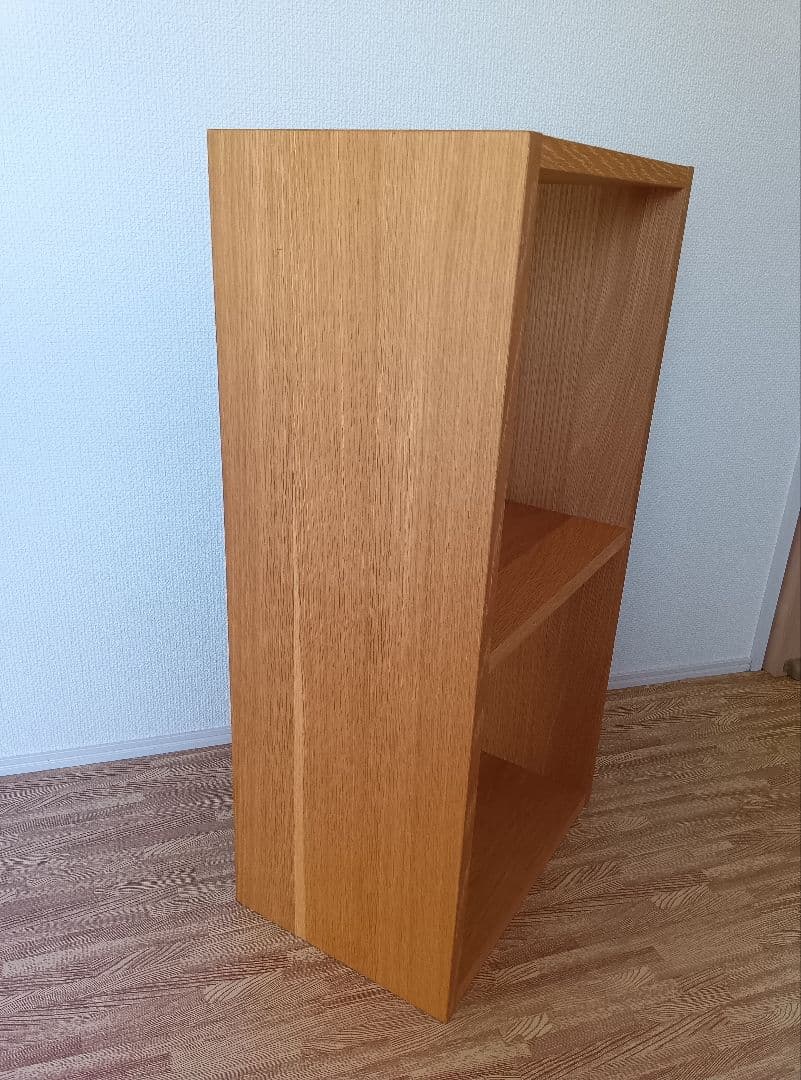 MUJI 無印良品 スタッキングシェルフ 2段 オーク