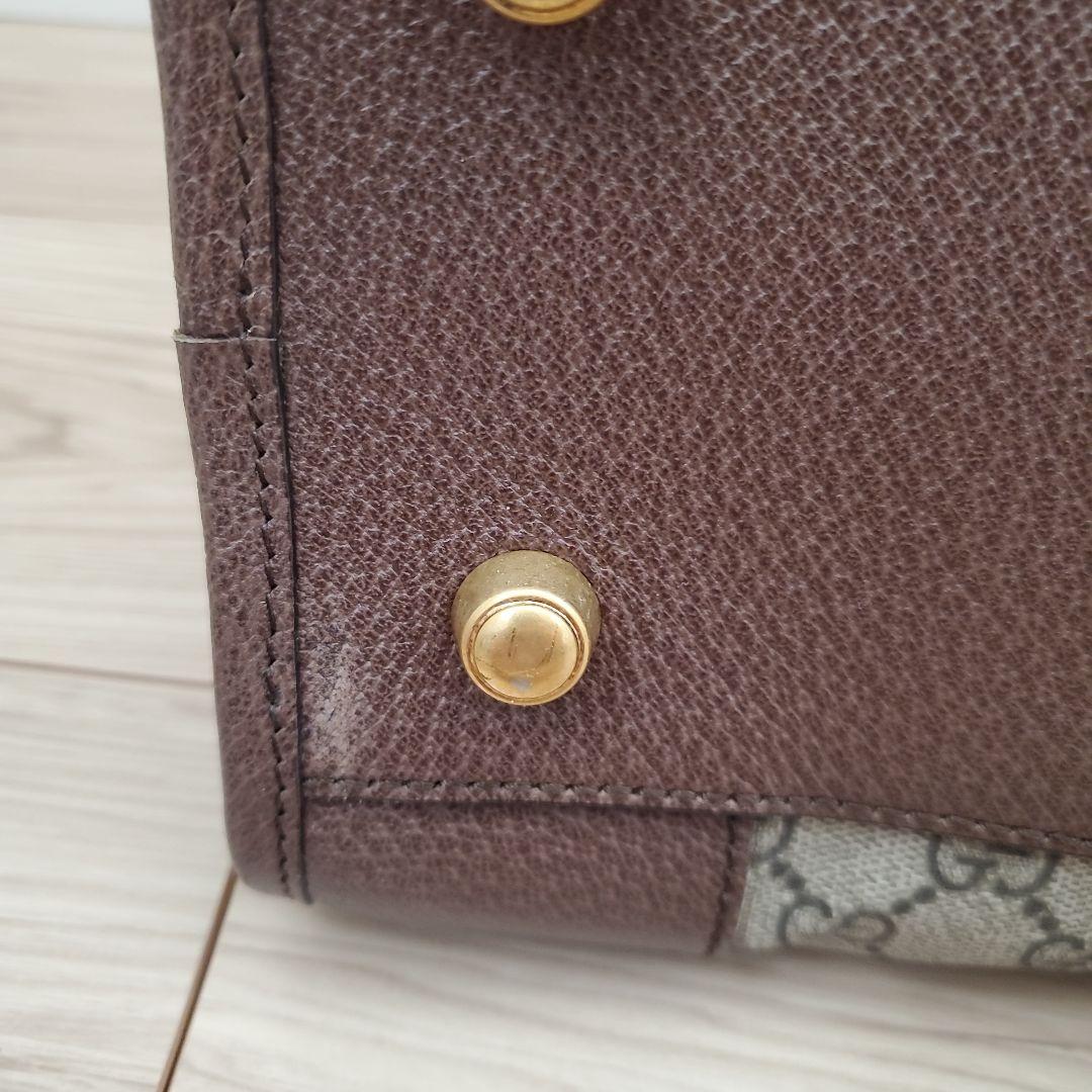GUCCI ネオヴィンテージ ダッフルバッグ　GG スプリーム キャンバスレザー