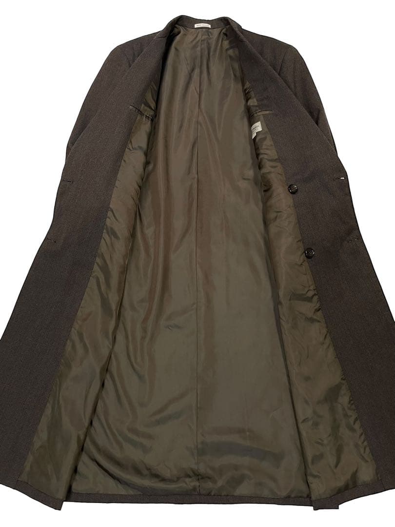 【高級】MEN’S TENORAS ダブルチェスターコート ロング マキシ丈 L