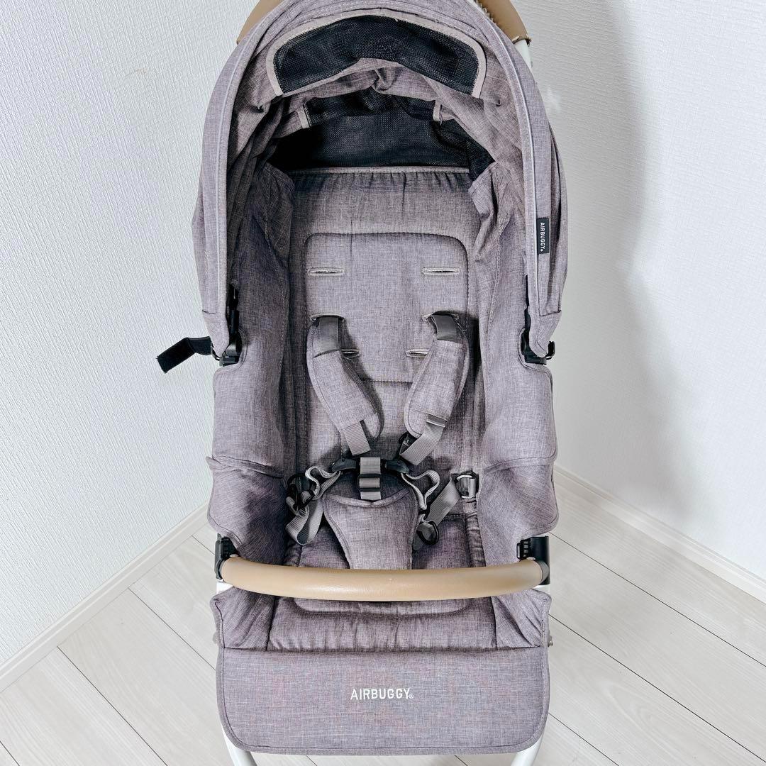 エアバギー　ベビーカー　ココブレーキEX フロムバース　アースブラウン　ホワイト