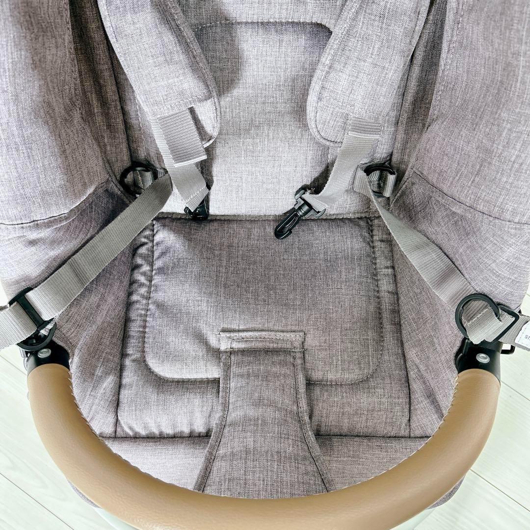 エアバギー　ベビーカー　ココブレーキEX フロムバース　アースブラウン　ホワイト