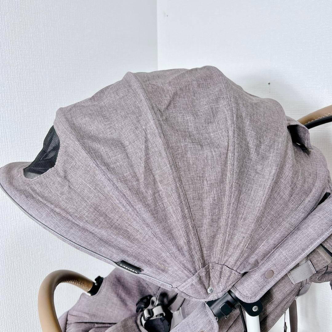 エアバギー　ベビーカー　ココブレーキEX フロムバース　アースブラウン　ホワイト