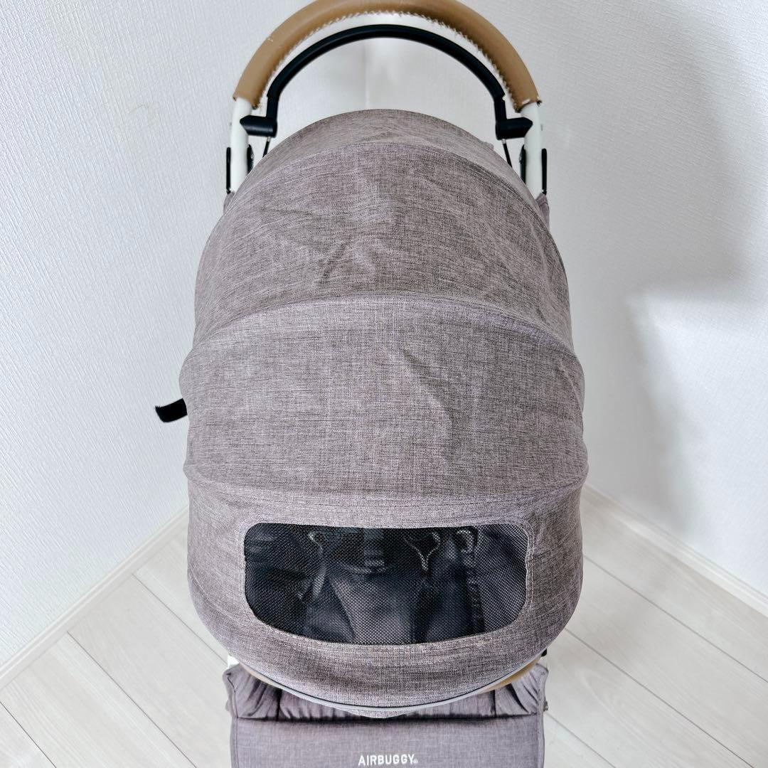 エアバギー　ベビーカー　ココブレーキEX フロムバース　アースブラウン　ホワイト