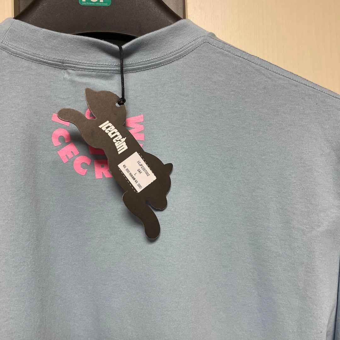 【ICECREAM】コットンLS T-SHIRT RUNNING DOG