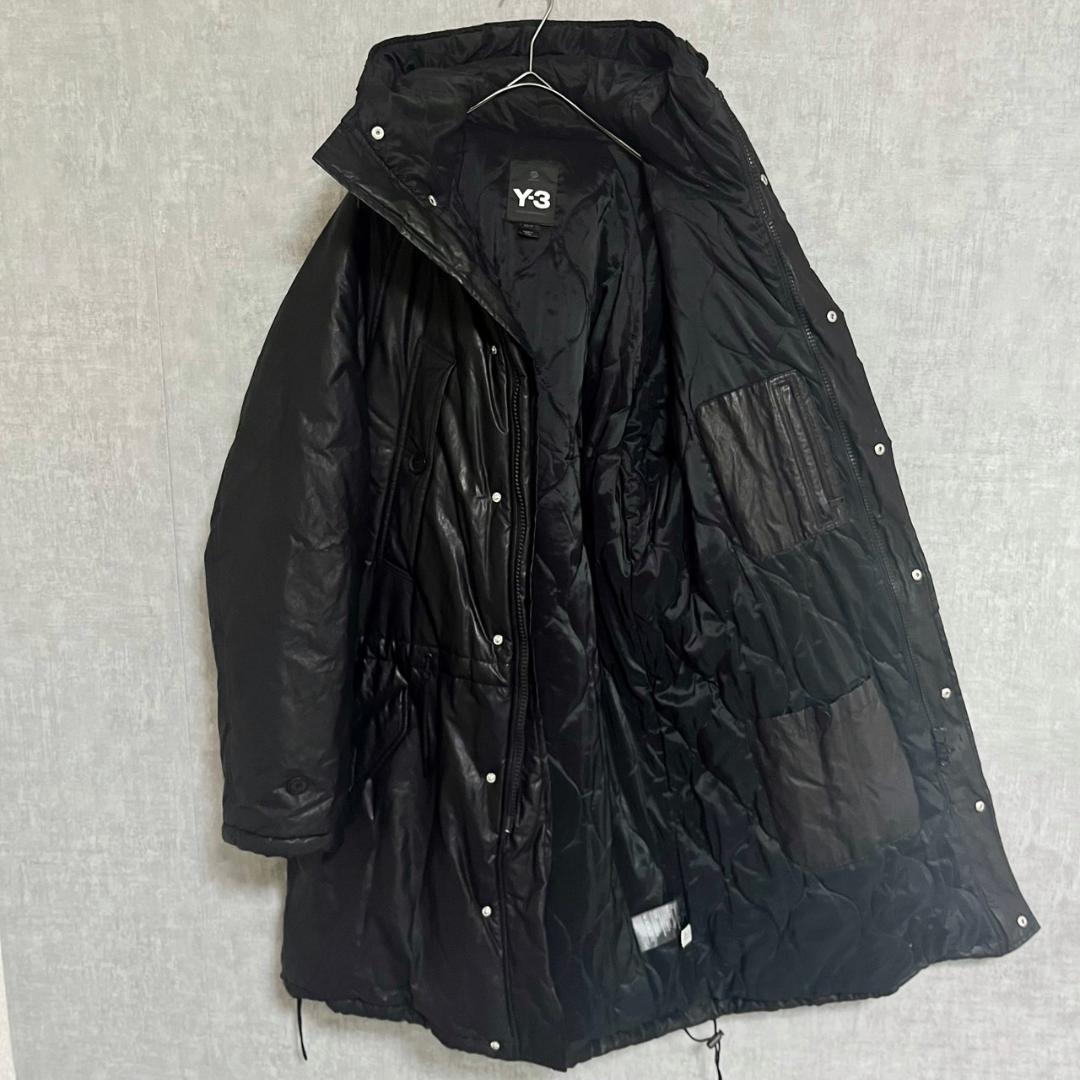 Y-3 パデッド コート アウター ブラック
