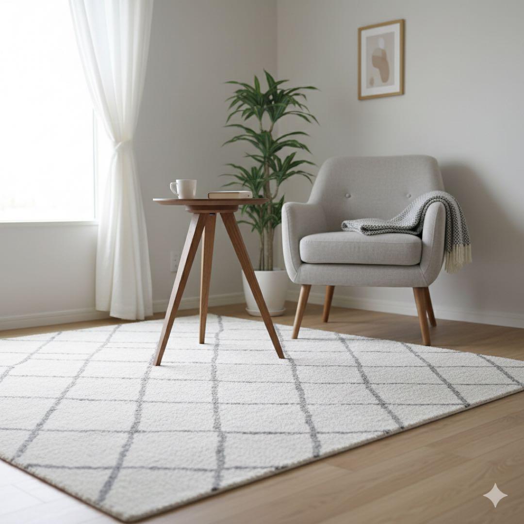 柏木工　サイドテーブル　ウォールナット　直径40cm 無垢材　花台　北欧