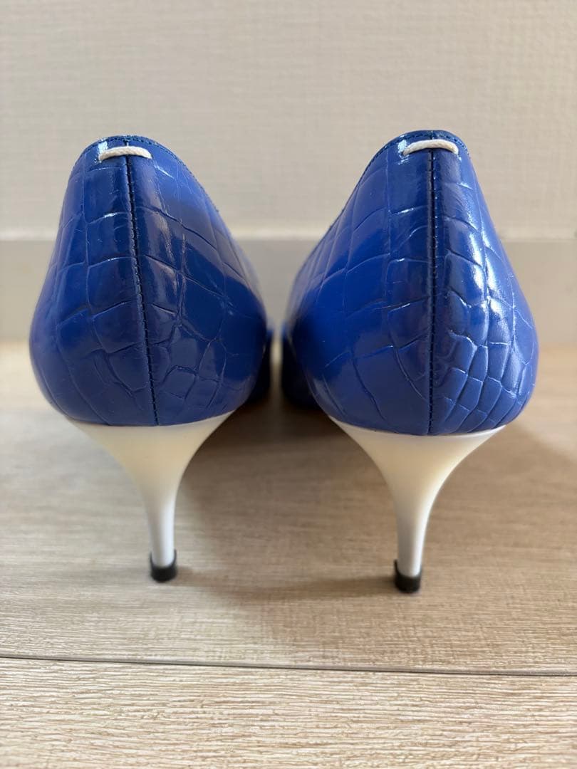 Maison Margiela ブルー　パンプス　39 (26cm)