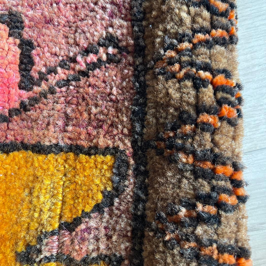 オールド絨毯　ピローカバー　トルコ　カルス