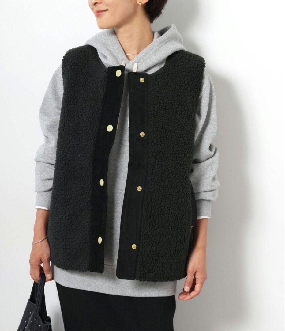 Barbour ボアダウンベスト ブラック