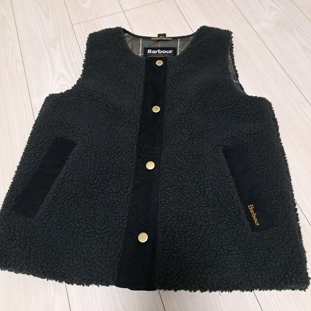 Barbour ボアダウンベスト ブラック