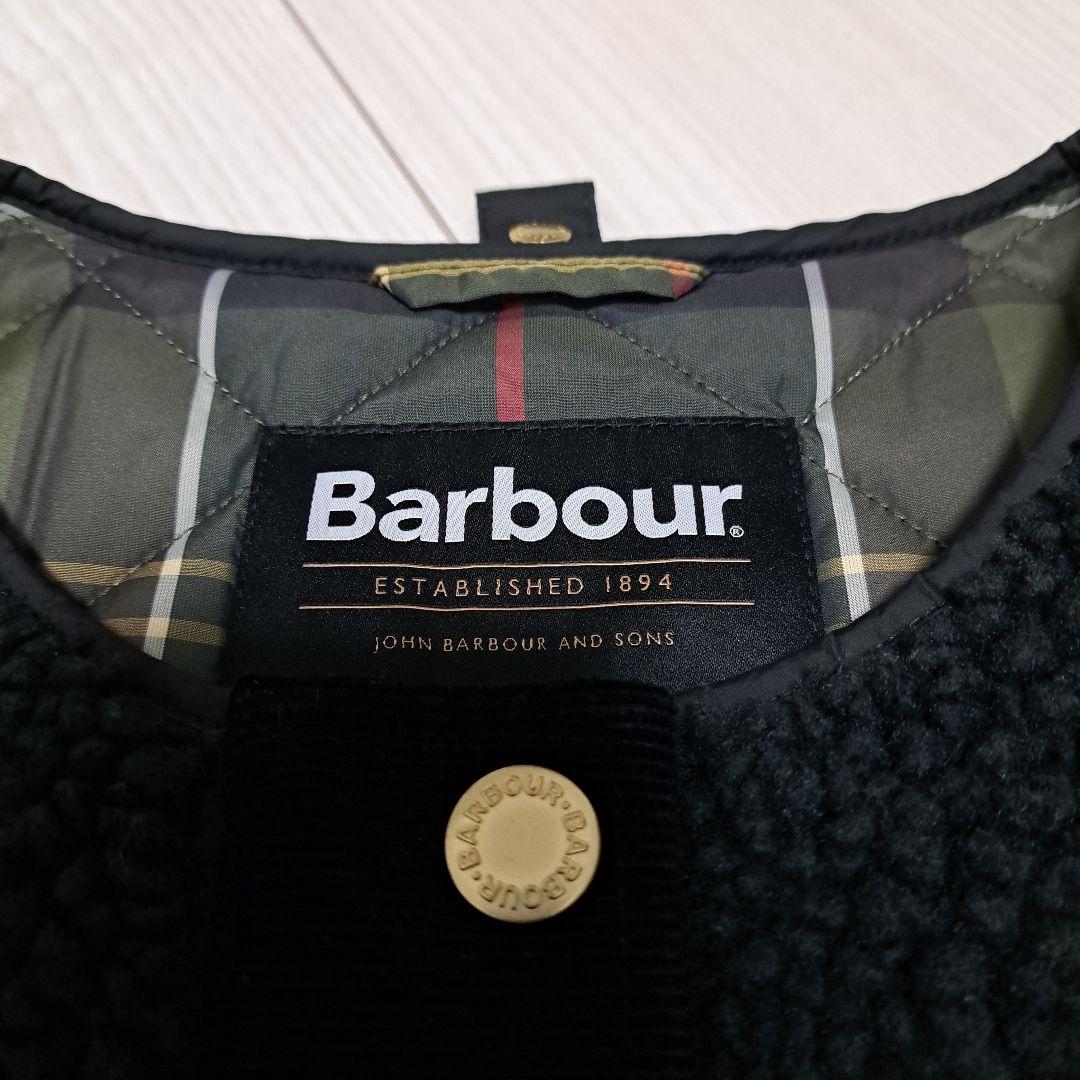 Barbour ボアダウンベスト ブラック