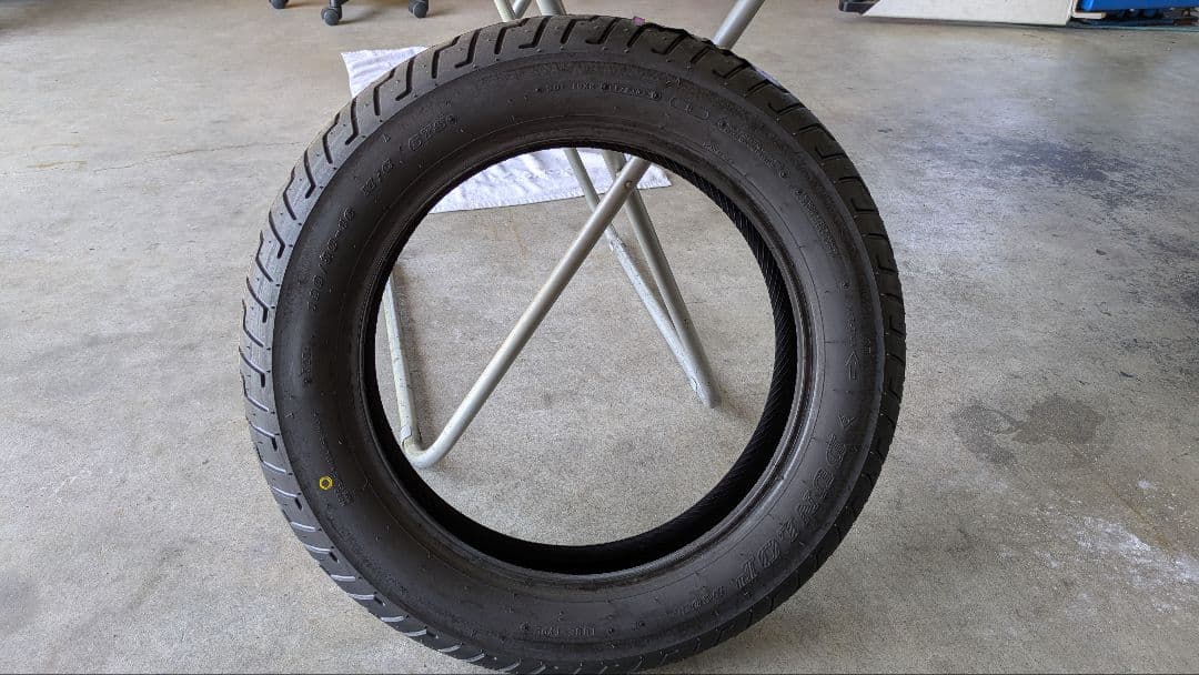 新品DUNLOP D404F 130/90-16 フロントタイヤ