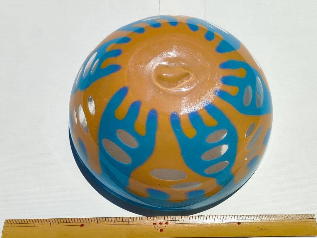 ●新品●作家物 ガラスのボール３点●尾藤硝子工房 小野真琴作●径11＆14＆15